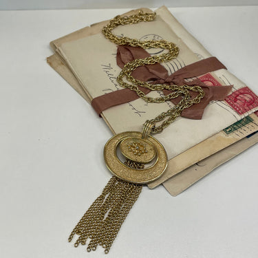 Gold Tassels Necklace Bloomers and Frocks
